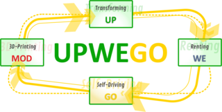 UPWEGO - UP: Transforming - WE: Renting - GO: Self-Driving - MOD: 3d-Printing